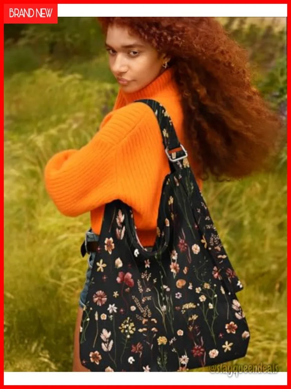 Large Corduroy Hobo Bag Tote Zipper Adjustable Strap Laptop Travel